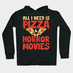 Pizza Horror Movies Hoodie